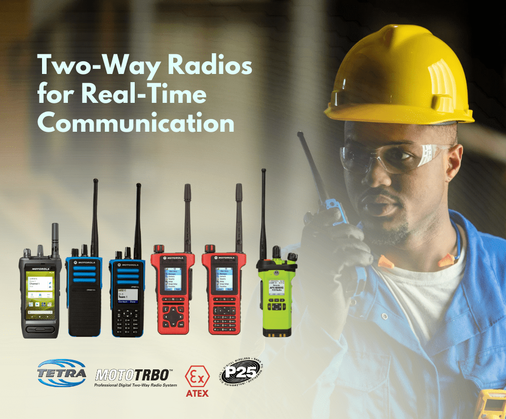 Two-Way Radios for Real-Time Communication